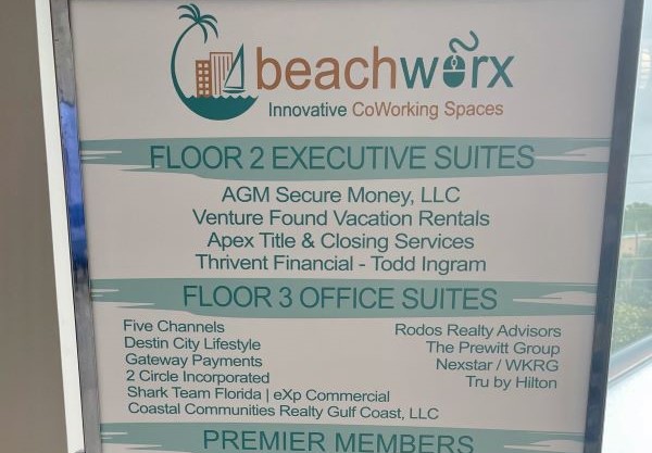 Hang your “shingle” at Beachworx. Are you a licensed professional that must publicly display your credentials? Inquire about our permanent fixture solutions.